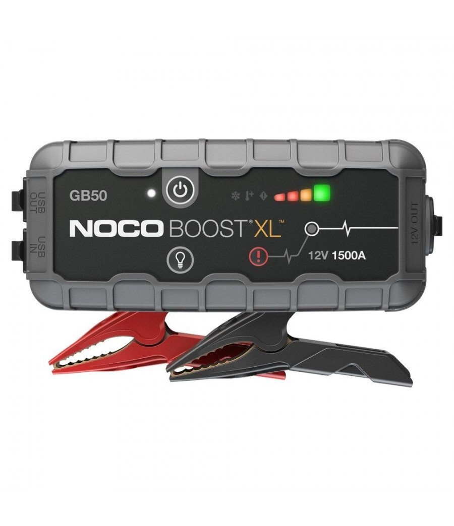 Booster de démarrage Lithium 1500A pour démarrer une batterie déchargée en hiver sans pinces