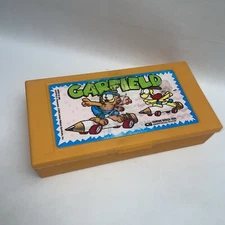 Vintage Garfield Cat School Box Empire Berol USA Case 1978 Old School Collectibl