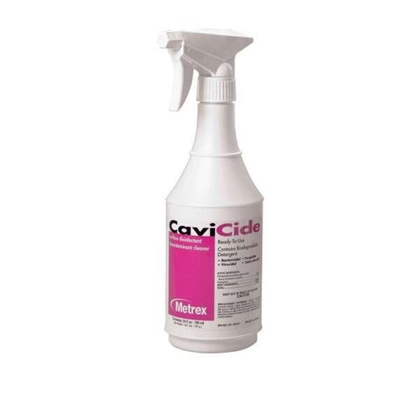 Metrex CaviCide Disinfectant Surface Cleaners Spray 24 oz. bottle Kerr-131024