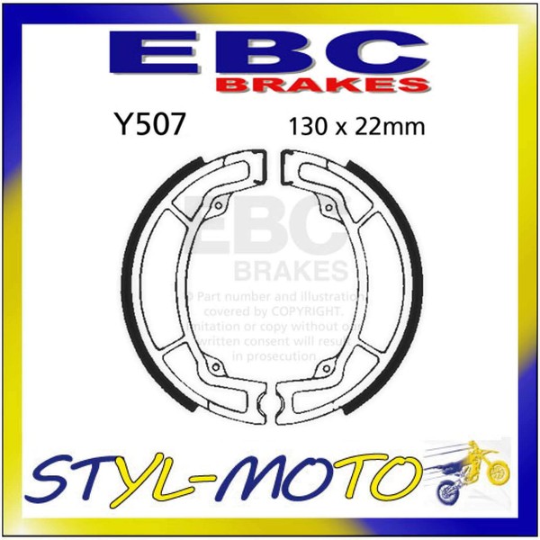 Y507 Rachen Vorne Links Ebc Yamaha Yz 125 1976-1983-image