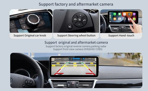 Bluetooth AUX Carplay Radio Coche Pantalla Táctil Para Mercedes Benz 2013-2015 NTG4.5 - Imagen 11 de 13