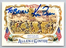 Ken Burns Hand Signed Allen & Ginter Trading ...