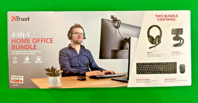 Trust 4 in 1 Home Office Bundle 24105 QOBY - Nagelneu ungeöffnet