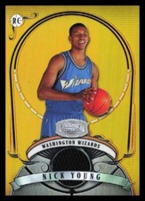 2007-08 Topps Bowman Sterling Gold Refractor Patch Nick Young Rookie Washington