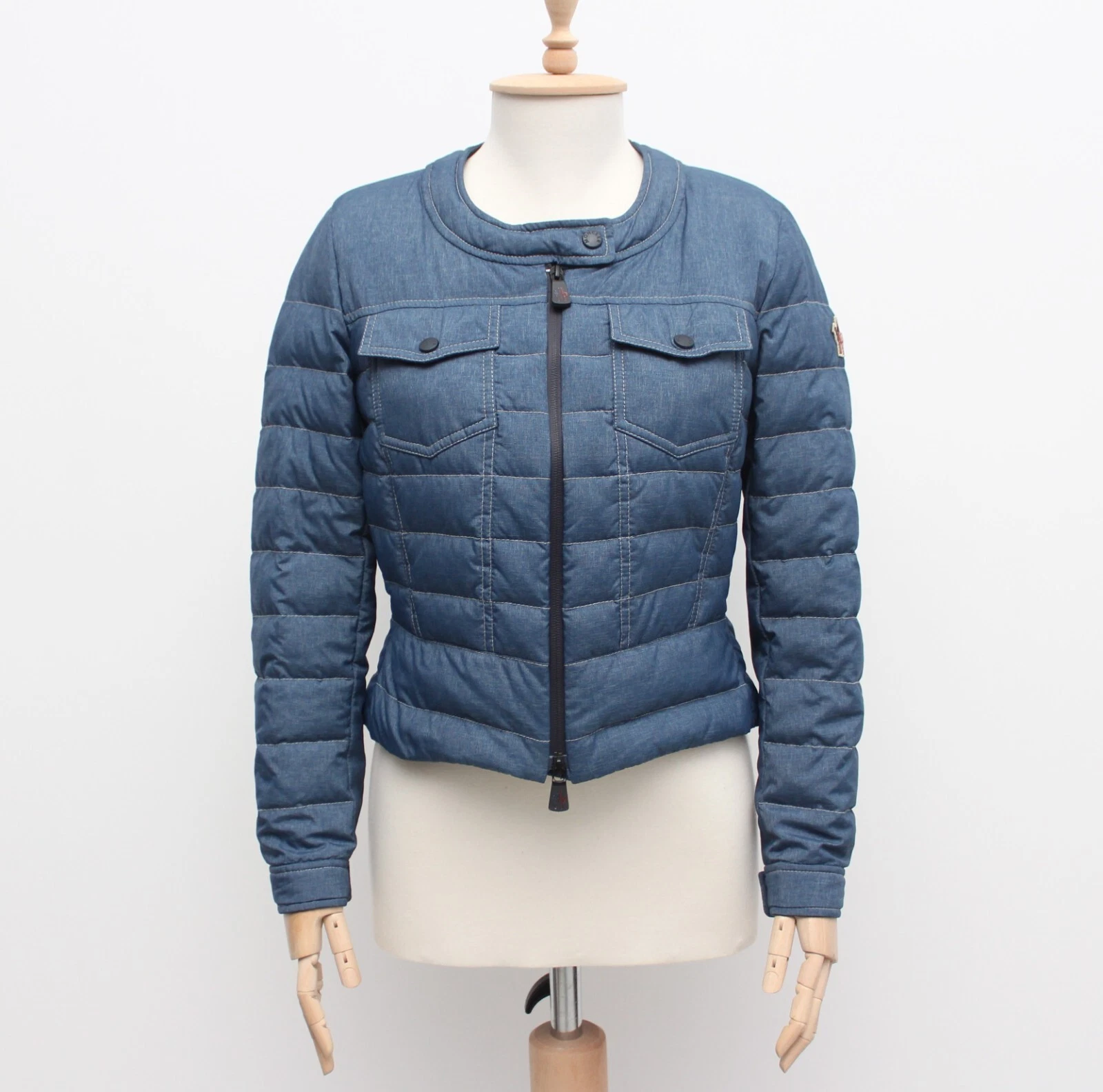 Giubbotto piumino trapuntato donna MONCLER GRENOBLE Bonnieure full zip RARO 2 ~S