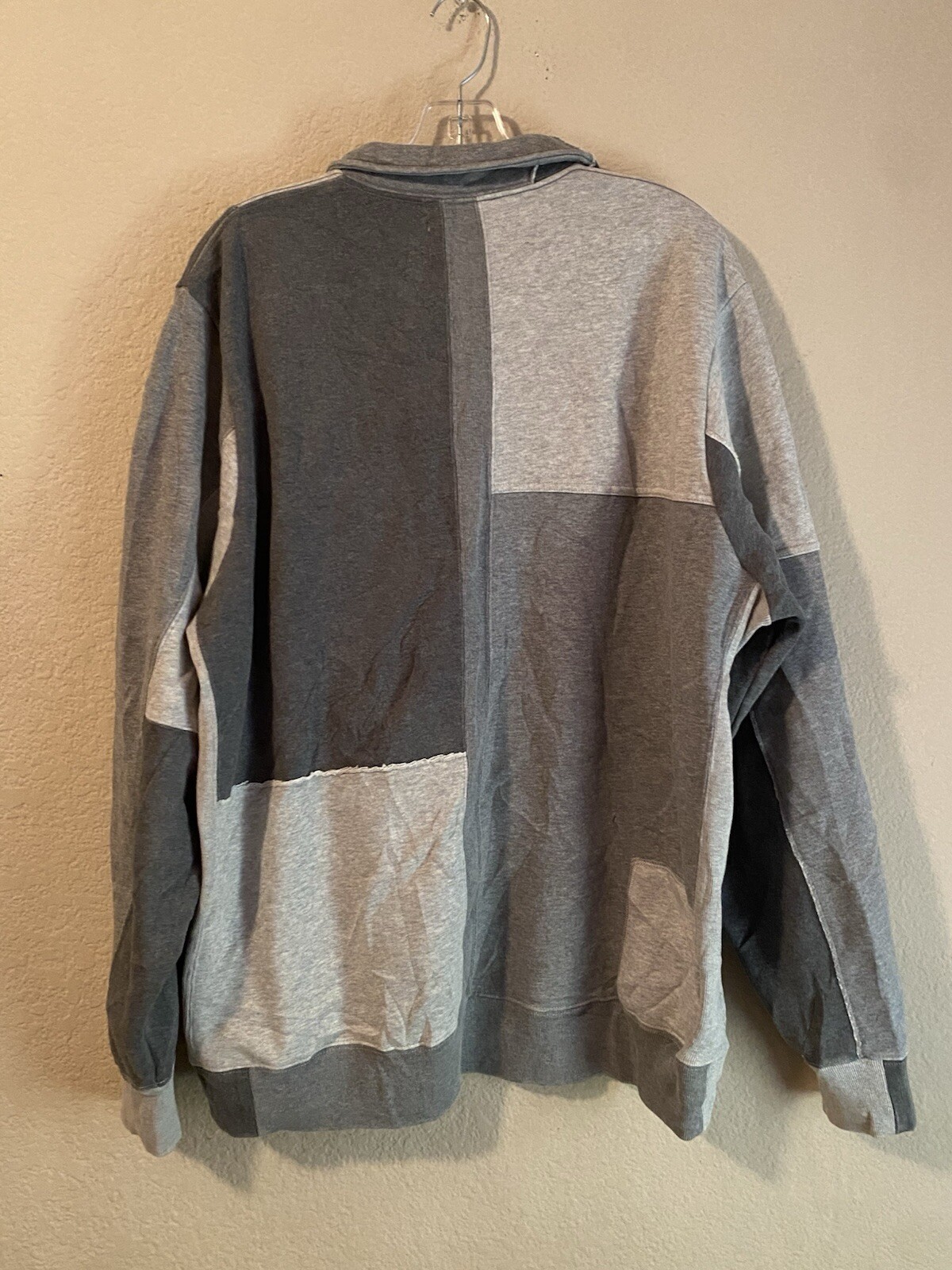 OVADIA & SONS DUNE HALF-ZIP PATCHWORK SWEATSHIRT … - image 5