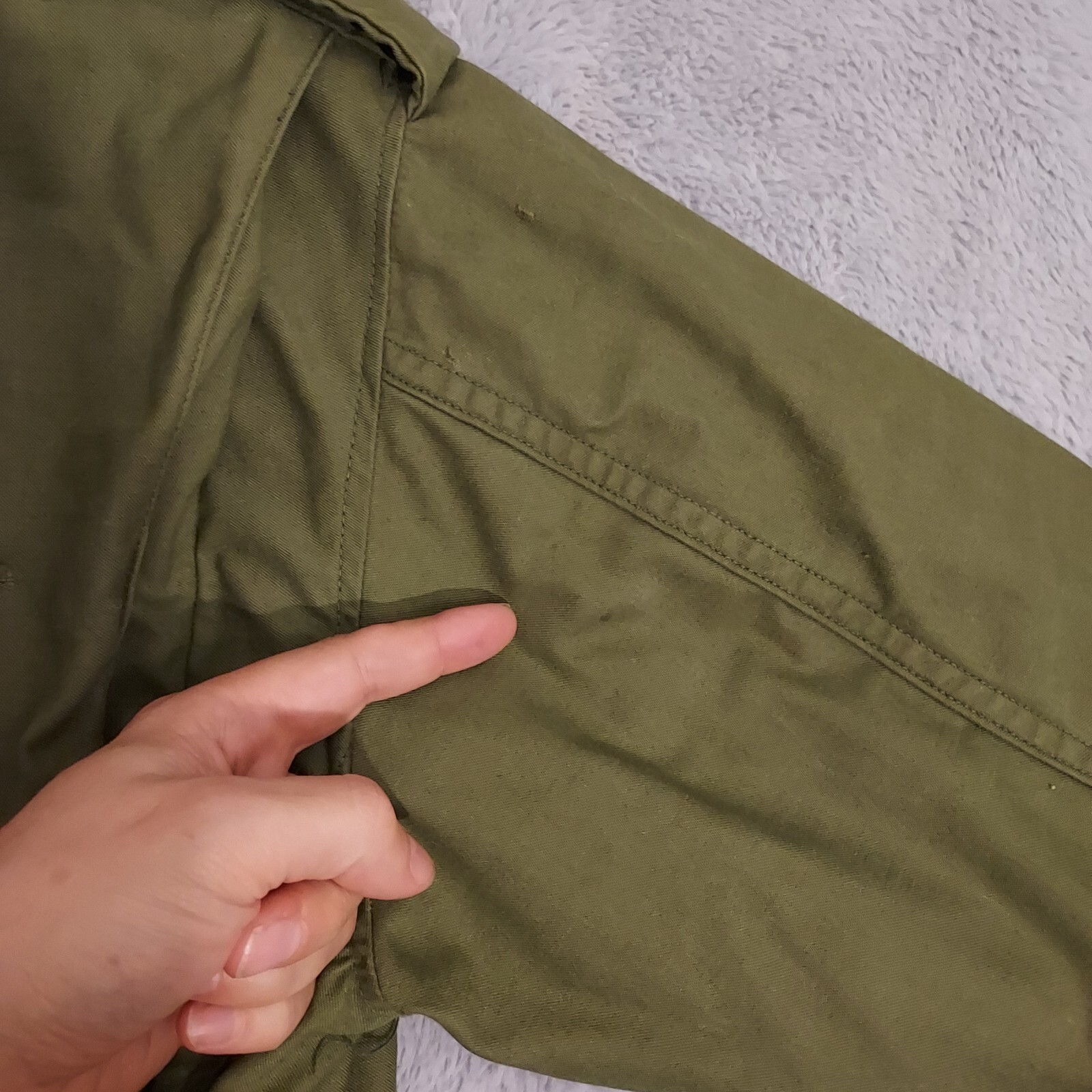 Vintage Army M65 Field Jacket Mens Small Short 70s Co… Gem