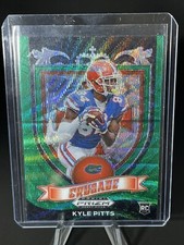 2021 Panini Prizm Draft - Kyle Pitts - Crusade - Green Wave - Gators - #167 (RC)