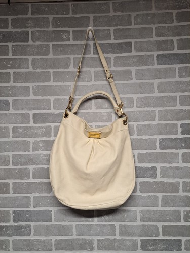 Marc By Marc Jacobs Bone Classic Q Hillier Hobo Womens Shoulder Crossbody Bag - Picture 2 of 16