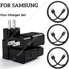 Adapter Fast Charger Type C With Phone Charging Cable For Samsung Galaxy Android