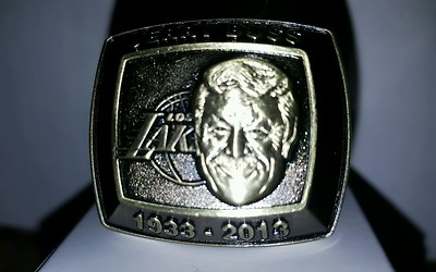 Los Angeles Lakers Dr. Jerry Buss Night Ring SGA 1/27/15