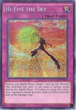 Yu-Gi-Oh Card - WSUP-EN030 - HI-FIVE THE SKY (prismatic secret rare holo) - NM/M