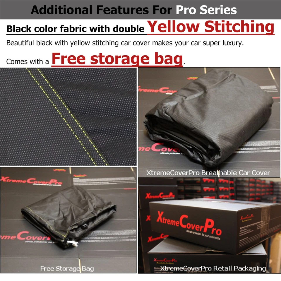 2000 2001 2002 Ford Focus 3-Door Hatchback Breathable Car Cover w/MirrorPocket - Image 4 of 4