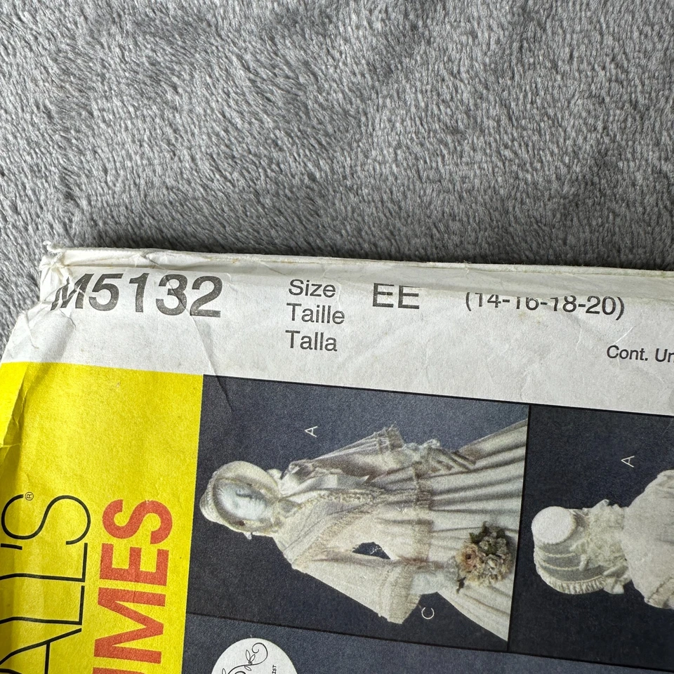 McCalls Pattern M5132  Sz 14-20 Civil War Reenactment Skirt Top Cosplay Costume - Image 2 of 4