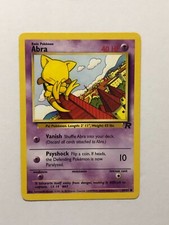 Pokemon Card Team Rocket Abra 49/82 Excellent Condition