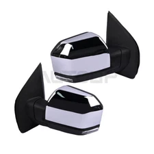 For 2015-18 Ford F-150 Pair Mirror Left+Right W/ Signal 16pin 18pin