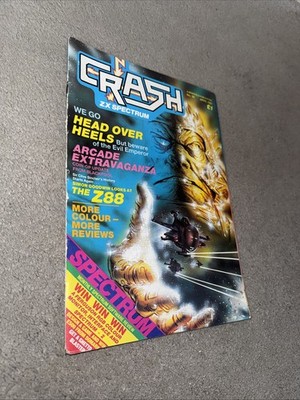 Vintage CRASH - Sinclair ZX Spectrum Magazine - Ausgabe #39 - April 1987 ZX88
