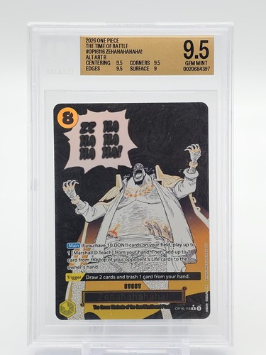 Zehahahahaha! (Alternate Art) graded BGS 9.5 for sale on eBay