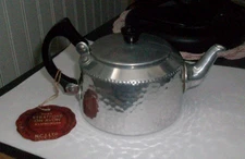 Vintage aluminum individual teapot STRATFORD on Avon England SonA Ware New /Tags