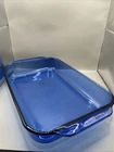 Vintage Pyrex Cobalt Blue 3 Qt 233 - R 13x9x2 Baking Dish Pan Casserole Handled