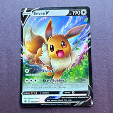 Eevee V 190 HP SWSH065 Sword & Shield Promo Holo Pokemon TCG Card 2020 EN on eBay