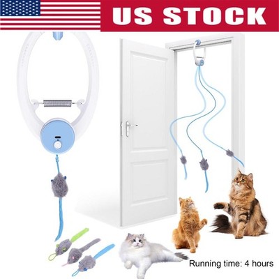 Cat Toys Electric Door Hanging Cat Toy Interactive Cat Toy USB Rechargeable Sel