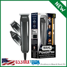 Wahl PowerPro Corded Detailer Trimmer Kit for Mens Grooming – for Beard, Mustach