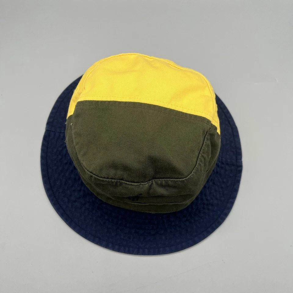 Polo Ralph Lauren Twill Color Block Bucket Hat Blue Green Yellow Youth 4-7 - Image 2 of 4