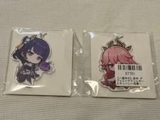 Genshin Impact Raiden Shogun Yae Miko Acrylic Keychain Set GiGO Exclusive