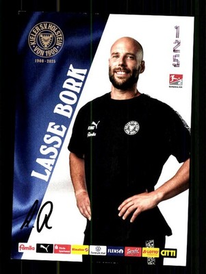 Lasse Bork Autogrammkarte Holstein Kiel 2025-26 Original Signiert