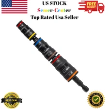 Impact Driver, SAE 7-in-1 Impact Rated Socket Set, 3 Flip Sockets with 6 Hex Dri