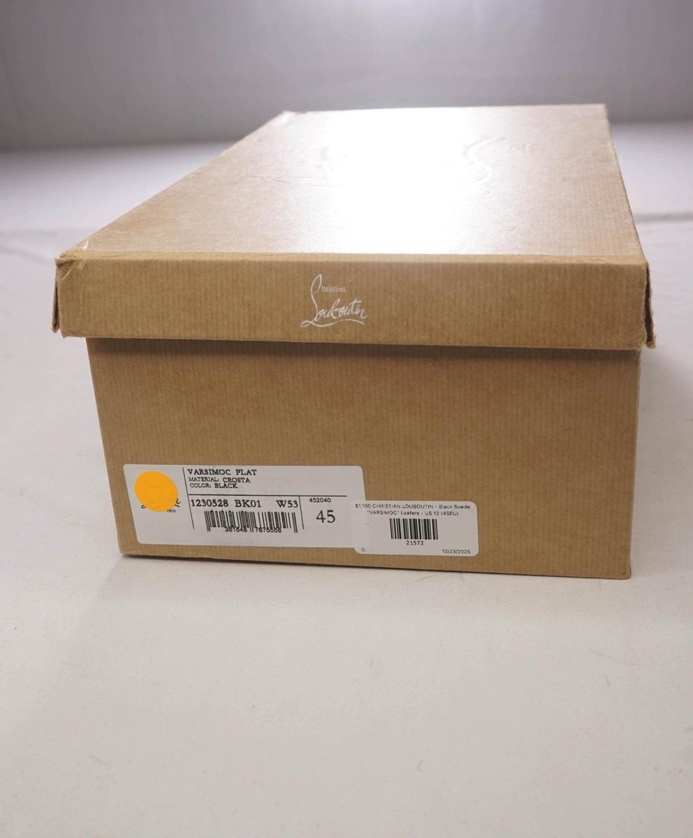 $1,100 CHRISTIAN LOUBOUTIN - Black Suede  display picture 1