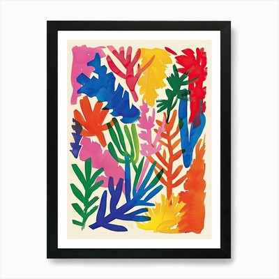 Lush Fantasia Matisse Style Art Pri gerahmtes Wandbild Poster Leinwanddruck Bild