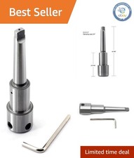 High-Precision MT2 Annular Cutter Arbor for 3/4 Inch Weldon Shank - Includes Key