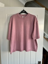 Kurzarmpullover M&S rosa rosa Größe L