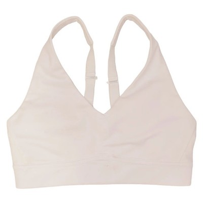 Fabletics, Sport-BH, Größe: L, Weiß, Elasthan/Nylon/Polyester, Einfarbig #31l