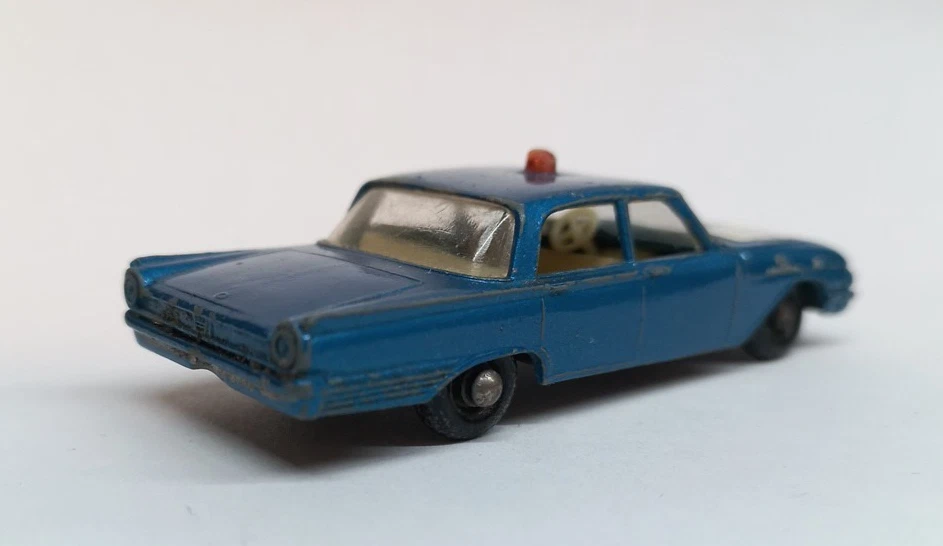 Matchbox - Ford Fairlane Police Car - 1963-1965 - loose - Regular Wheels - Bild 3 von 4
