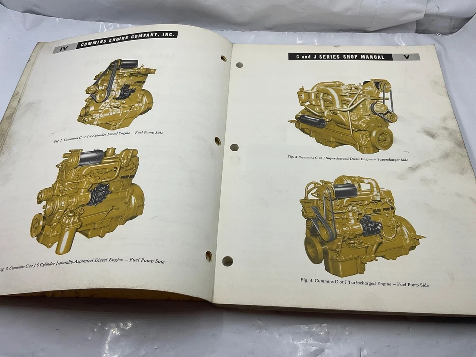 Cummins C & J Series Shop Manual 1965 Edition 983569-B - Image 4 of 4