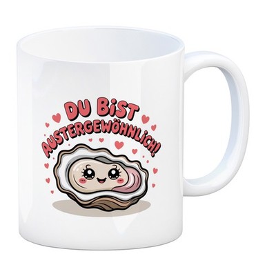 Kawaii Auster Du bist Austergewöhnlich Kaffeebecher