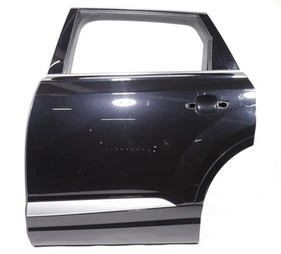 2017-2019 AUDI Q7 QUATTRO REAR LEFT DRIVER DOOR SHELL PANEL ORCA BLACK C9X OEM