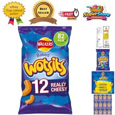 Wotsits Really Cheesy Corn Snacks Multipack - 12 Packs of Crunchy Delight