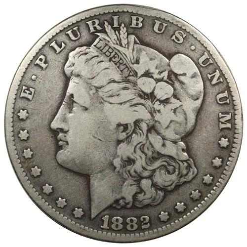 1882-CC Morgan Dollar F+ FINE Circulated Coin $1 A3037