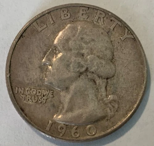 1960 Washington Quarter Silver D (Denver) Uncertified Circulated Ungraded  (A28)