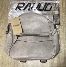 “BRAND NEW” RAVUO Cream Travel Backpack for Women c/w Shoulder Strap and tags.