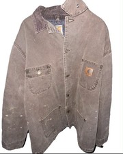 Carhartt Blanket Lined Chore Coat, CO2CHT, Made in USA, XLT