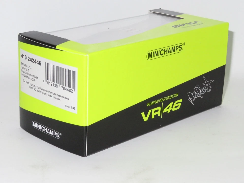 1/43 BMW M4 GT3  Team WRT  Le Mans 24 Hrs 2024 #46 Rossi / Al-Harthy / Martin - Image 3 of 4