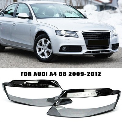 Für 2009-2012 Audi A4 B8  Scheinwerferglas Linsen Streuscheiben Abdeckung DE