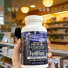 Purina Pro Plan FortiFlora Probiotic Supplements Dog 90 Chewable Tablet Exp12/27