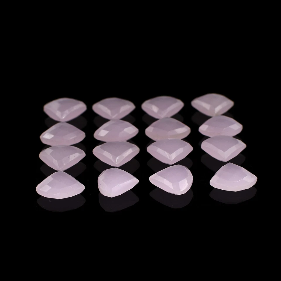 Rose Quartz Loose Gemstone 15mm Axe Shape Briolette Faceted Cut Beads Wholesale - Image 4 of 4
