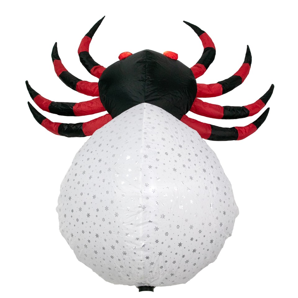 Northlight 4ft Lighted Inflatable Chill Thrill Spider Outdoor Halloween